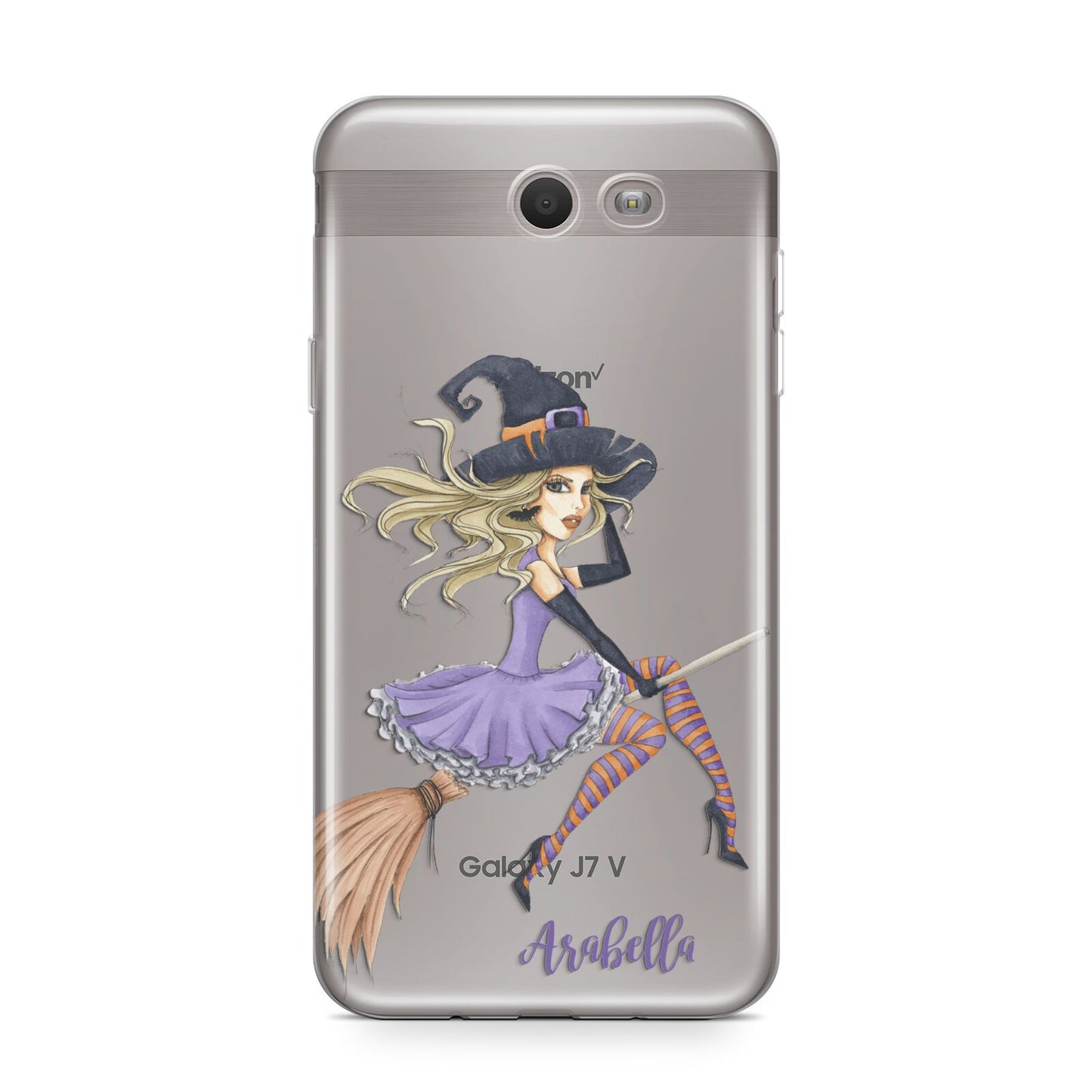 Personalised Sassy Witch Samsung Galaxy J7 2017 Case