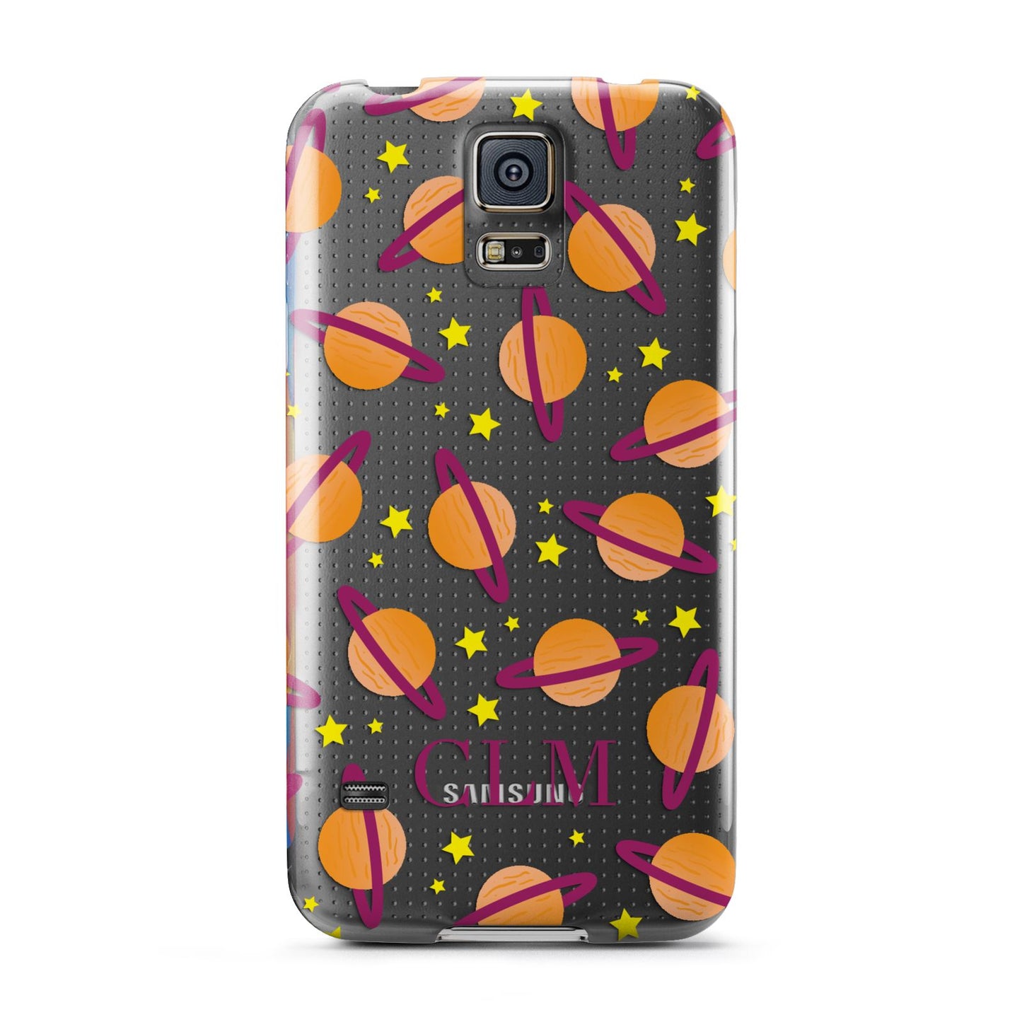 Personalised Saturn Initials Samsung Galaxy S5 Case