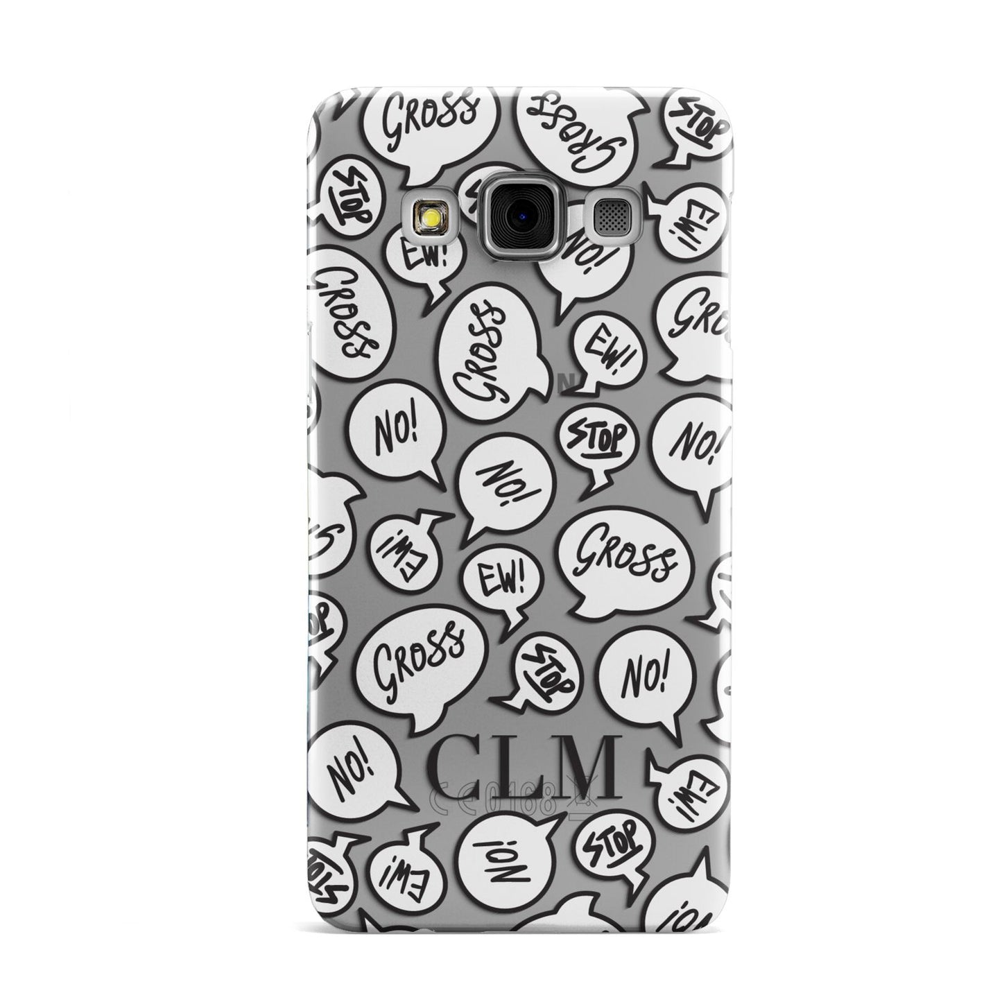 Personalised Sayings Initials Samsung Galaxy A3 Case