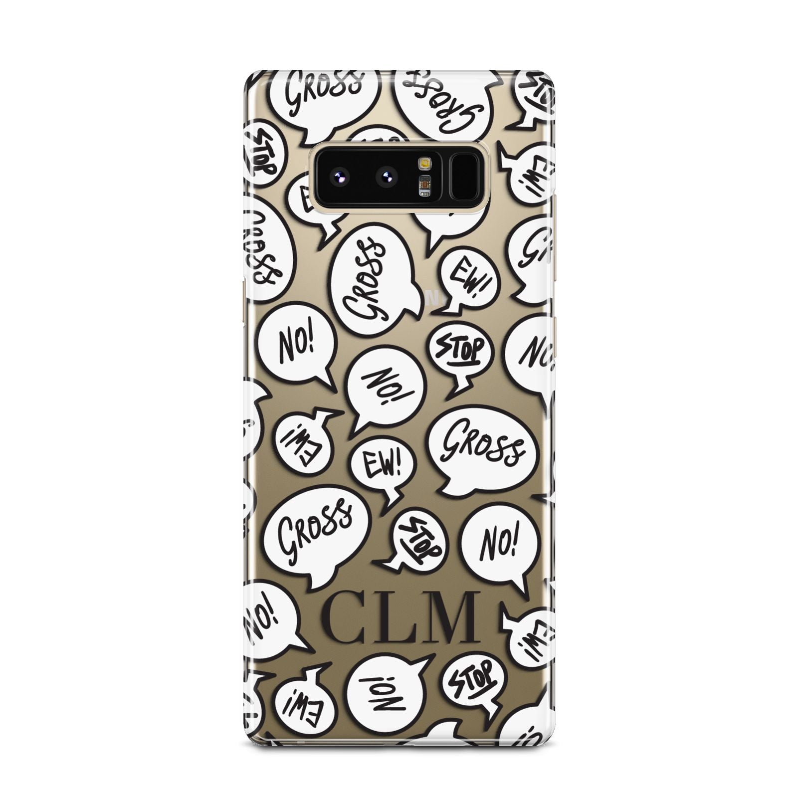 Personalised Sayings Initials Samsung Galaxy Note 8 Case