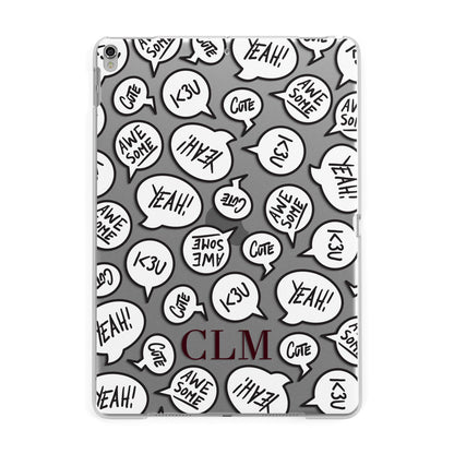 Personalised Sayings With Initials Apple iPad Silver Case