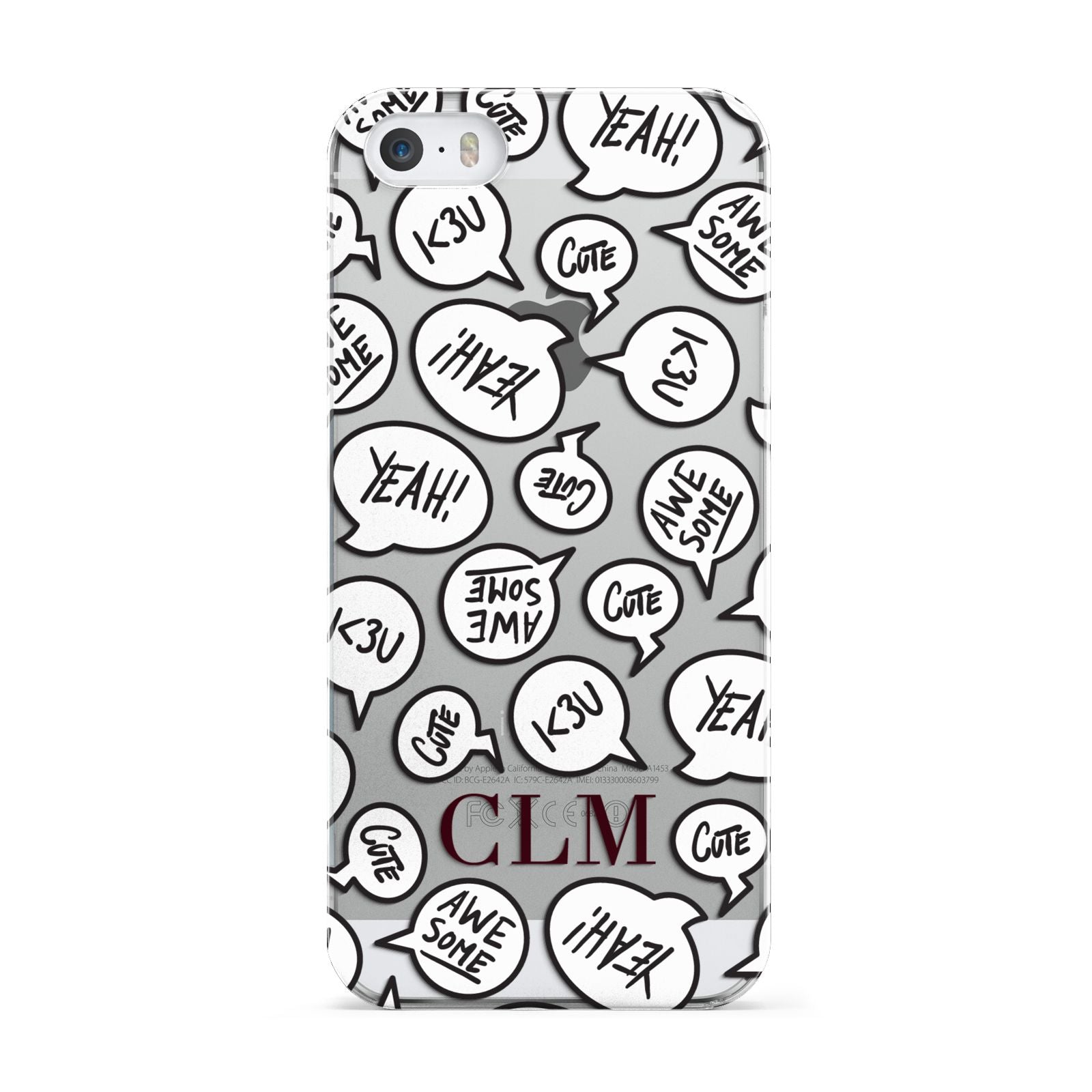 Personalised Sayings With Initials Apple iPhone 5 Case