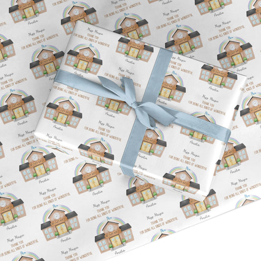 Personalised School Custom Wrapping Paper