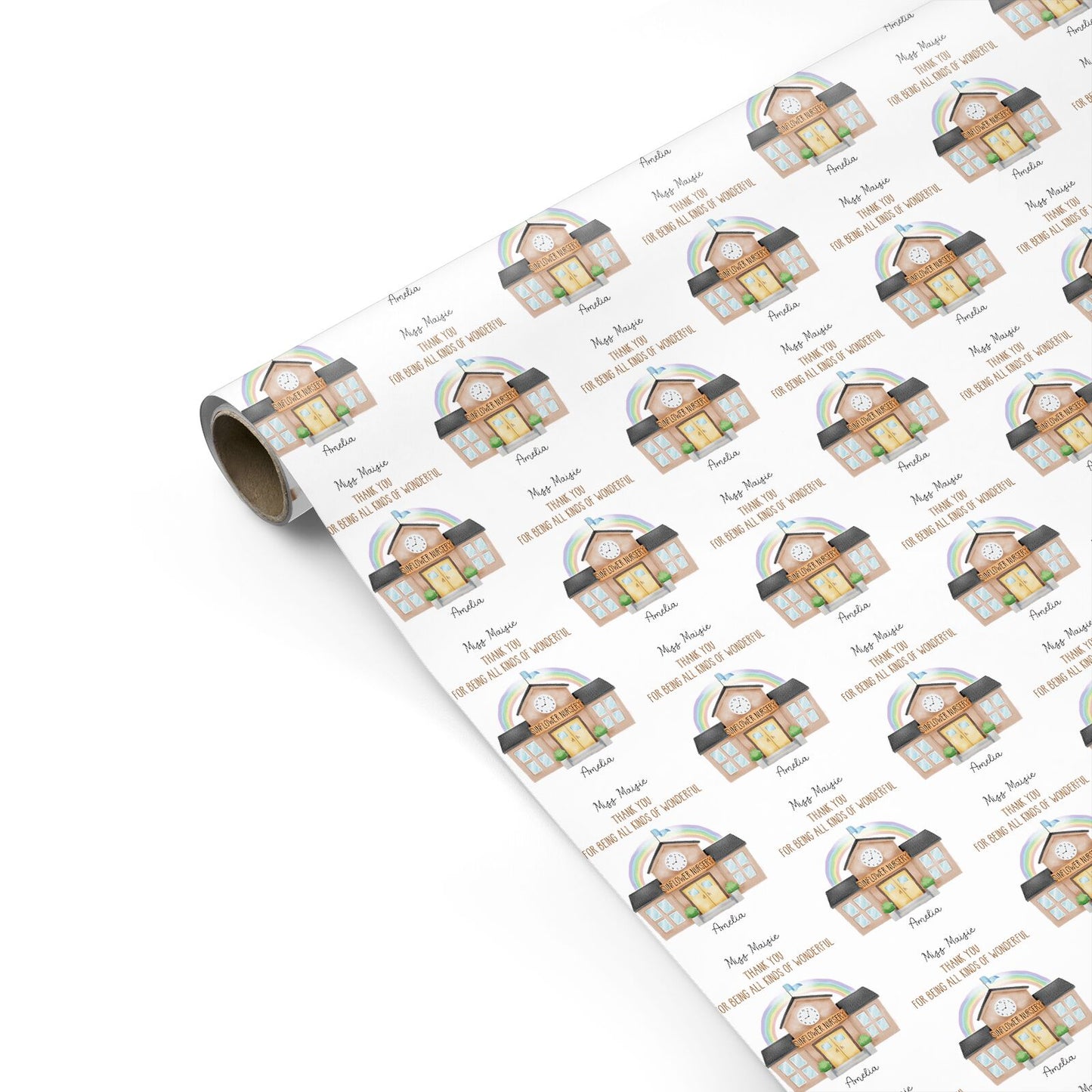 Personalised School Personalised Gift Wrap