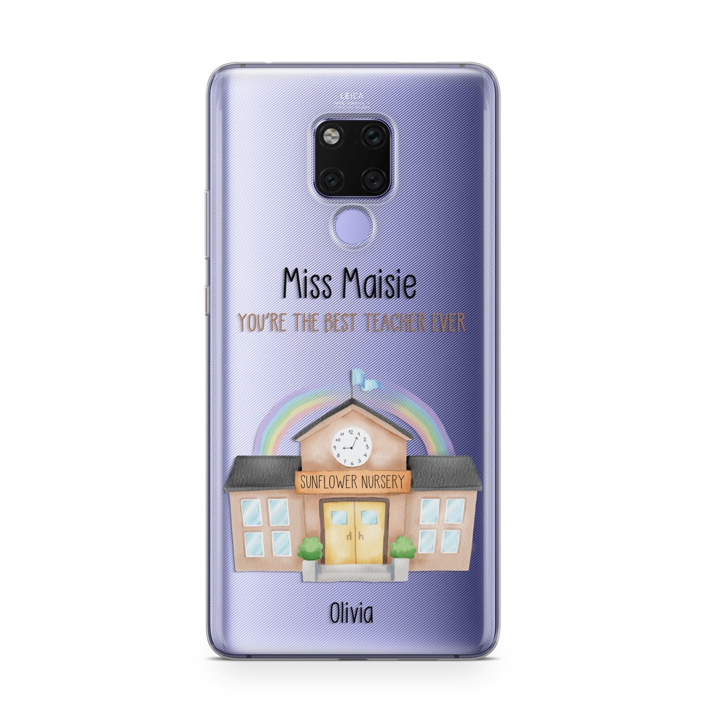 Personalised School Teacher Huawei Mate 20X Phone Case