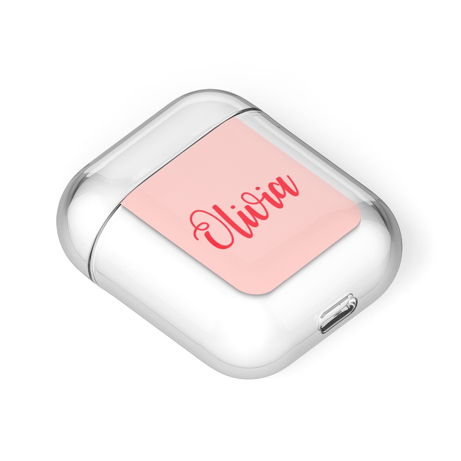 Personalised Script Name AirPods Case Laid Flat