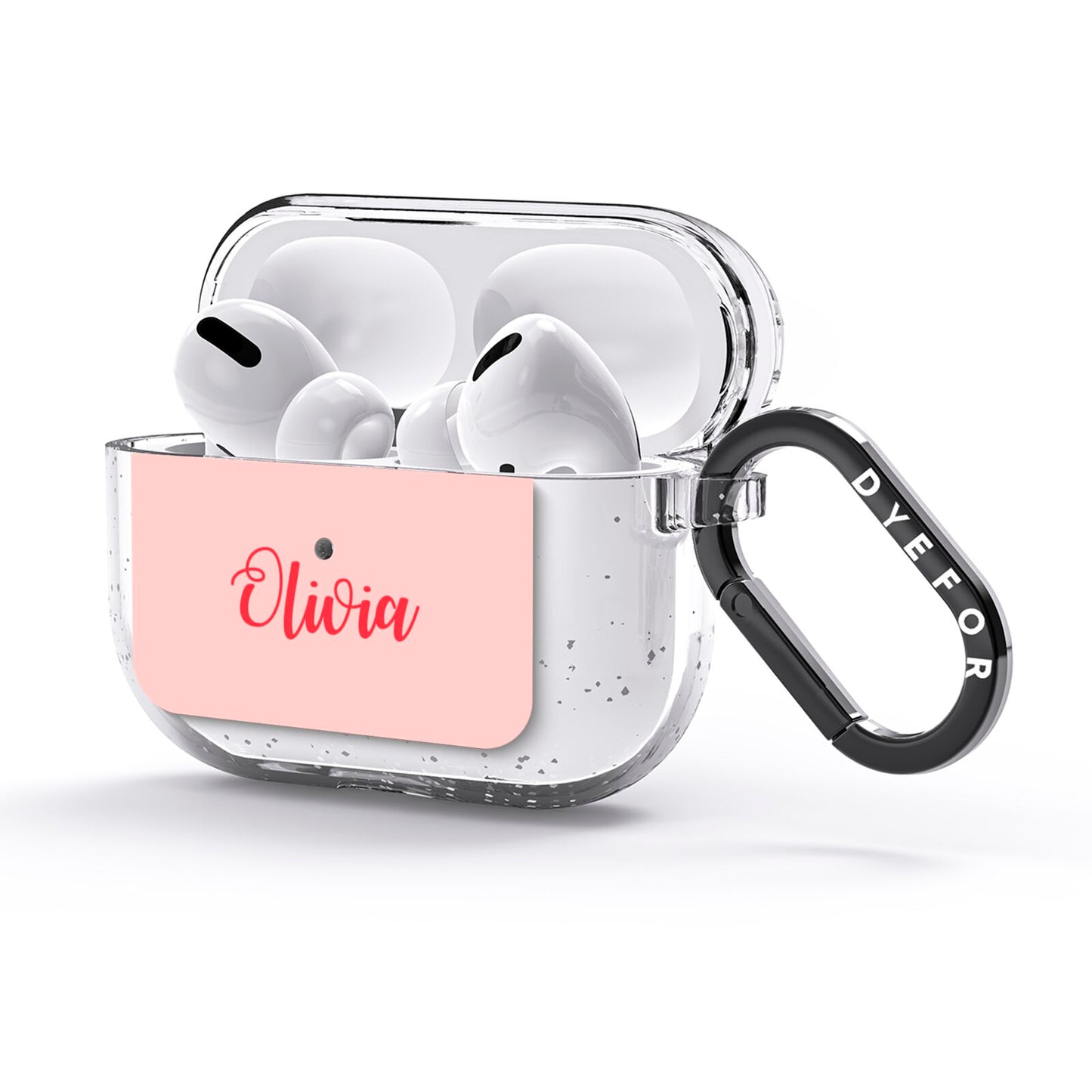 Personalised Script Name AirPods Glitter Case 3rd Gen Side Image