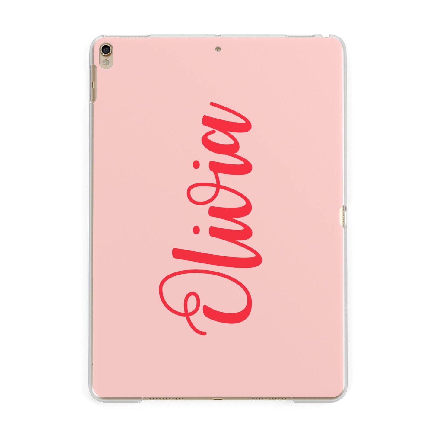 Personalised Script Name Apple iPad Gold Case