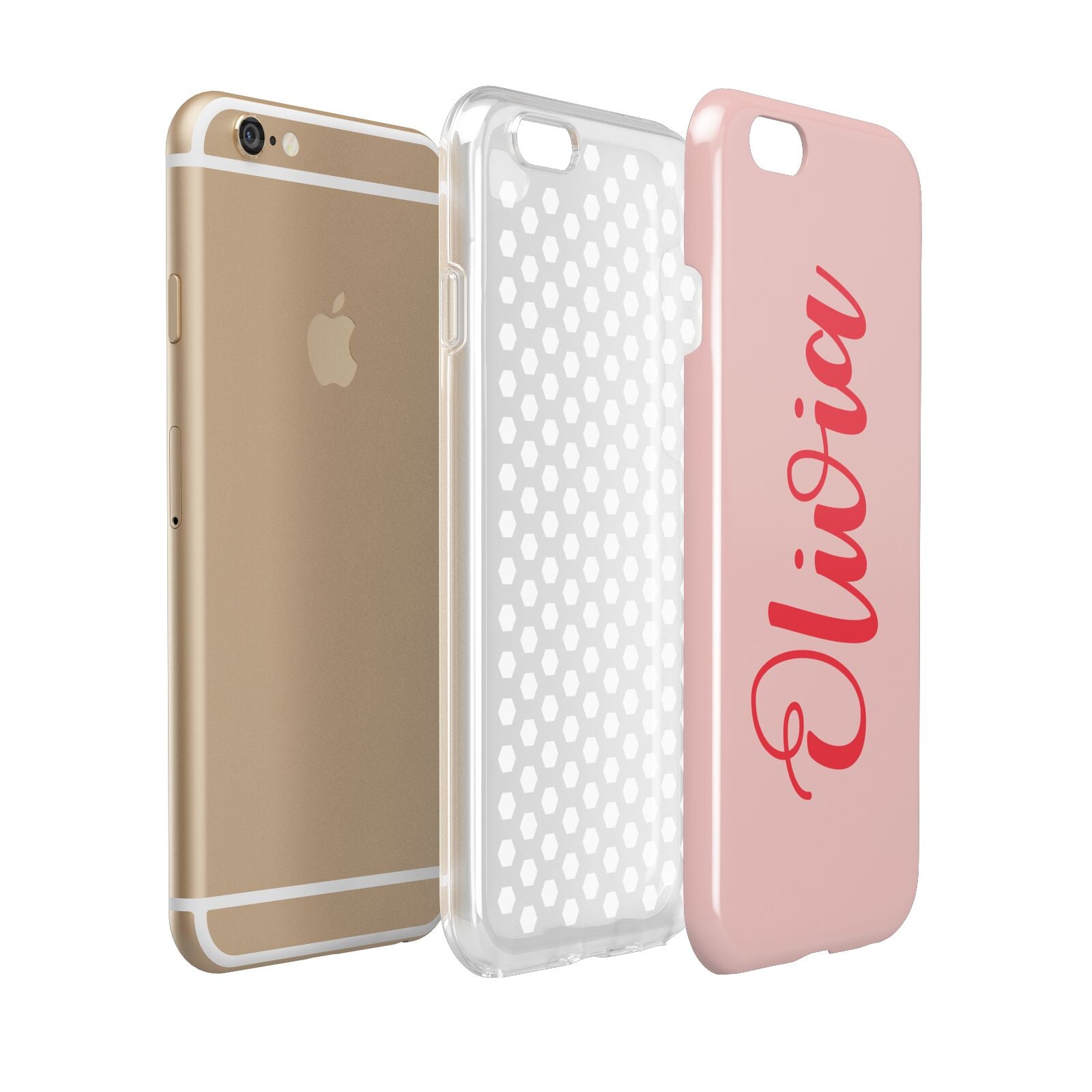 Personalised Script Name Apple iPhone 6 3D Tough Case Expanded view