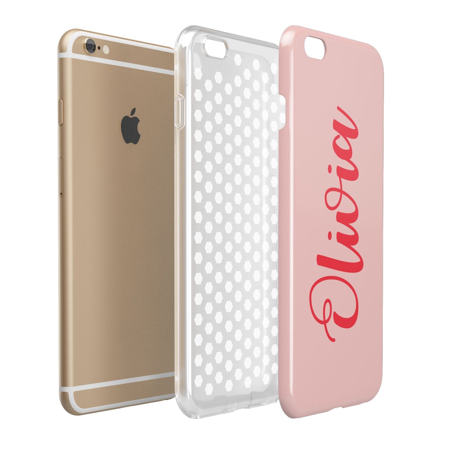 Personalised Script Name Apple iPhone 6 Plus 3D Tough Case Expand Detail Image