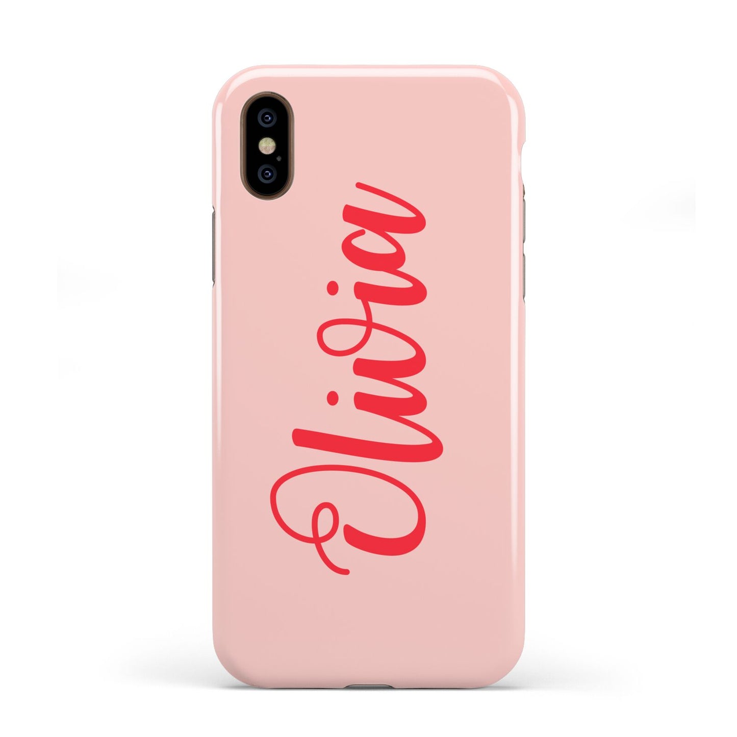 Personalised Script Name Apple iPhone XS 3D Tough