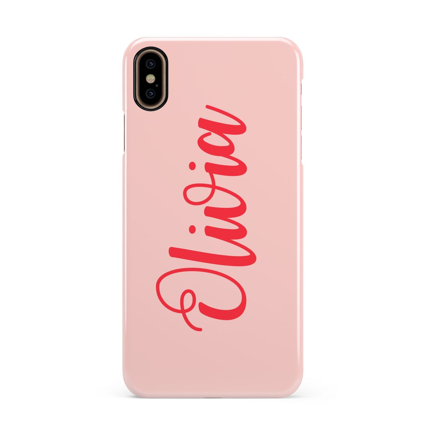 Personalised Script Name Apple iPhone Xs Max 3D Snap Case