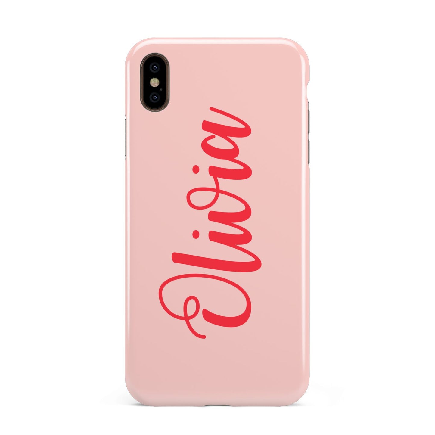 Personalised Script Name Apple iPhone Xs Max 3D Tough Case