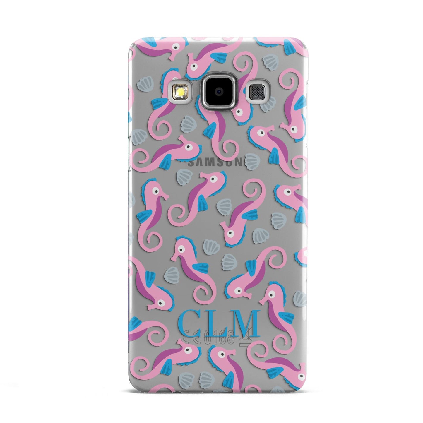 Personalised Sea Horse Initials Samsung Galaxy A5 Case