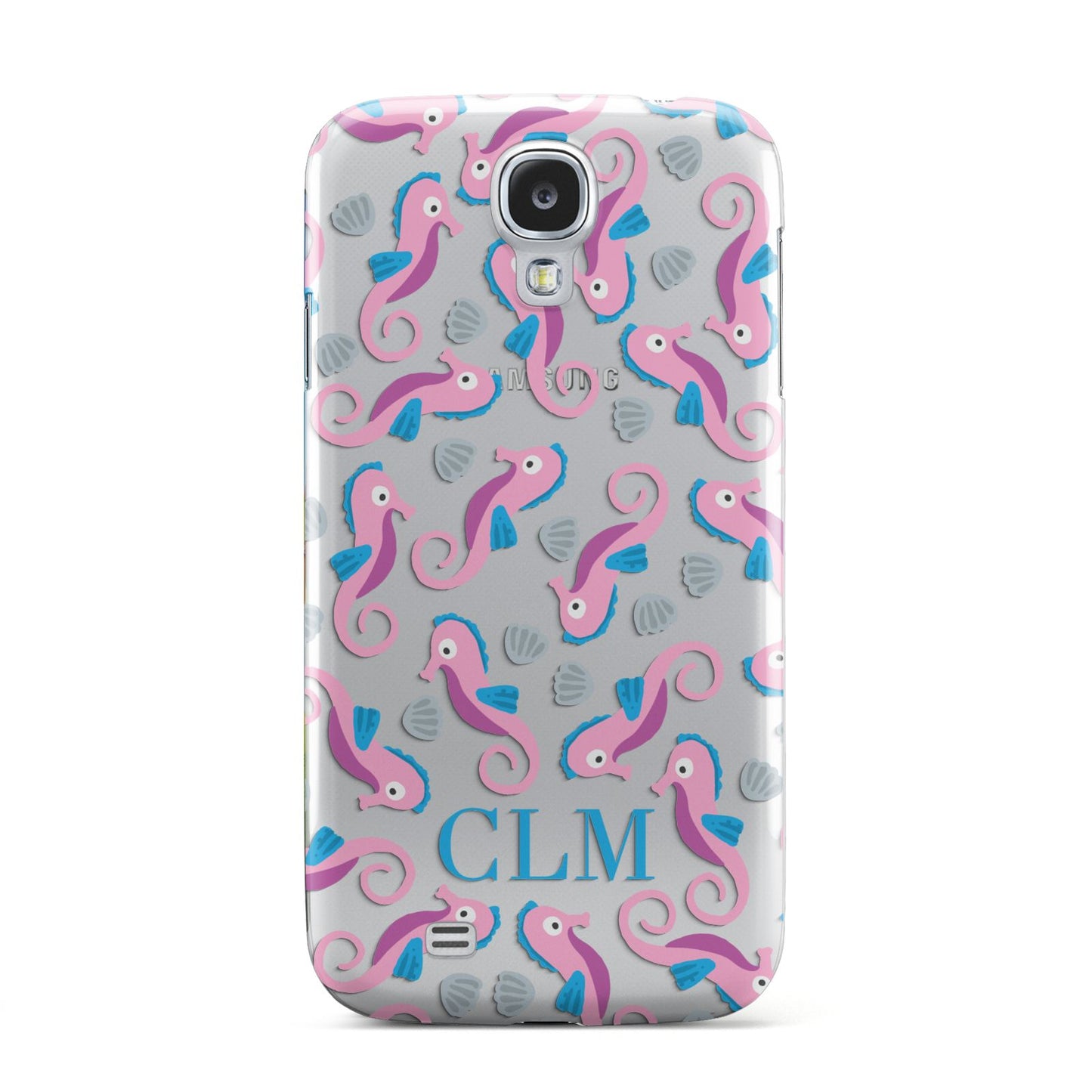 Personalised Sea Horse Initials Samsung Galaxy S4 Case