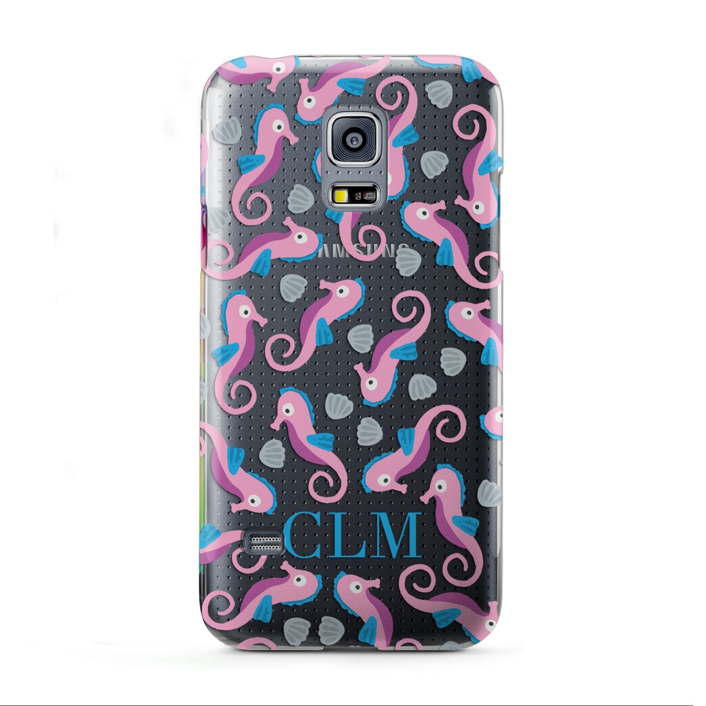 Personalised Sea Horse Initials Samsung Galaxy S5 Mini Case