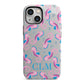 Personalised Sea Horse Initials iPhone 13 Mini Full Wrap 3D Tough Case