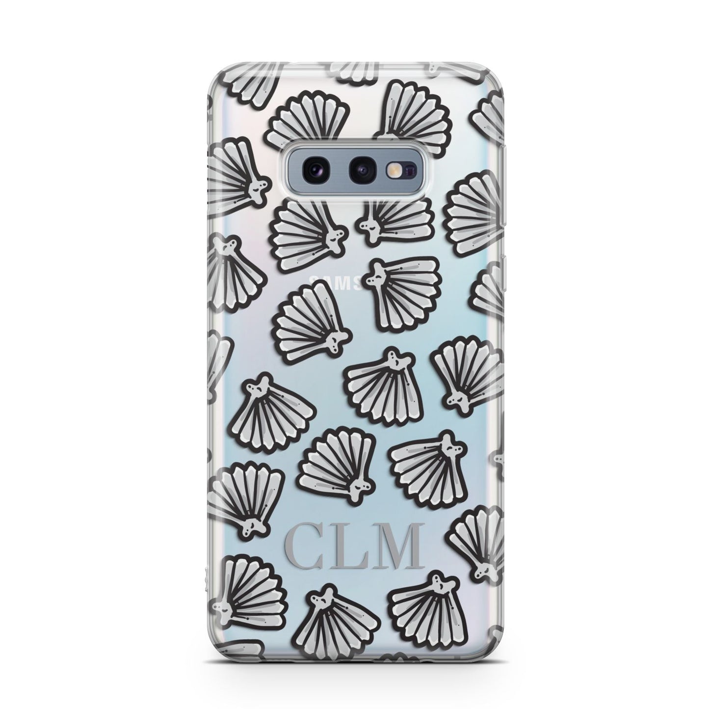 Personalised Sea Shell Initials Samsung Galaxy S10E Case