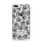 Personalised Sea Shell Initials iPhone 8 Plus Bumper Case on Silver iPhone