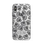 Personalised Sea Shell Initials iPhone X Bumper Case on Silver iPhone Alternative Image 1