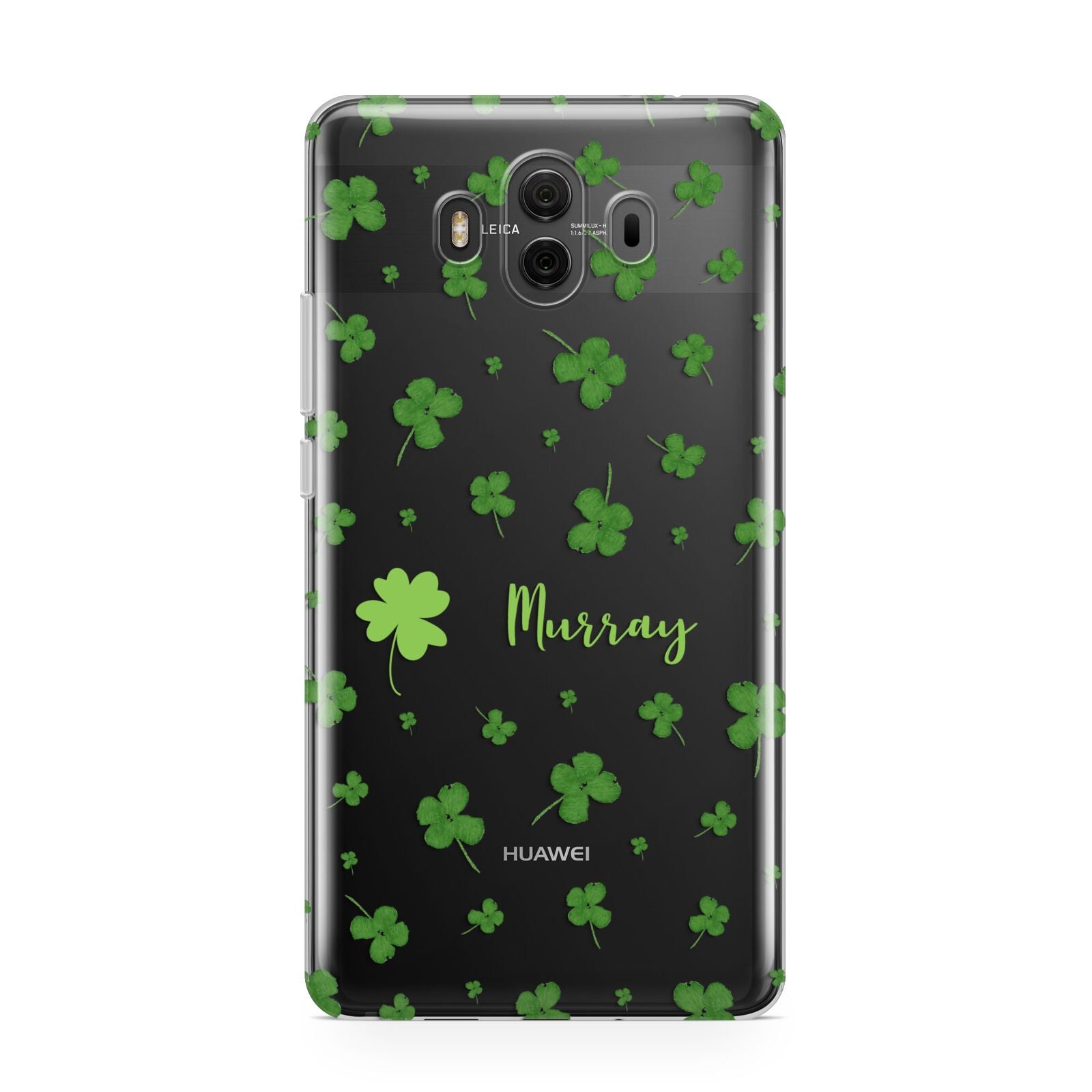 Personalised Shamrock Huawei Mate 10 Protective Phone Case