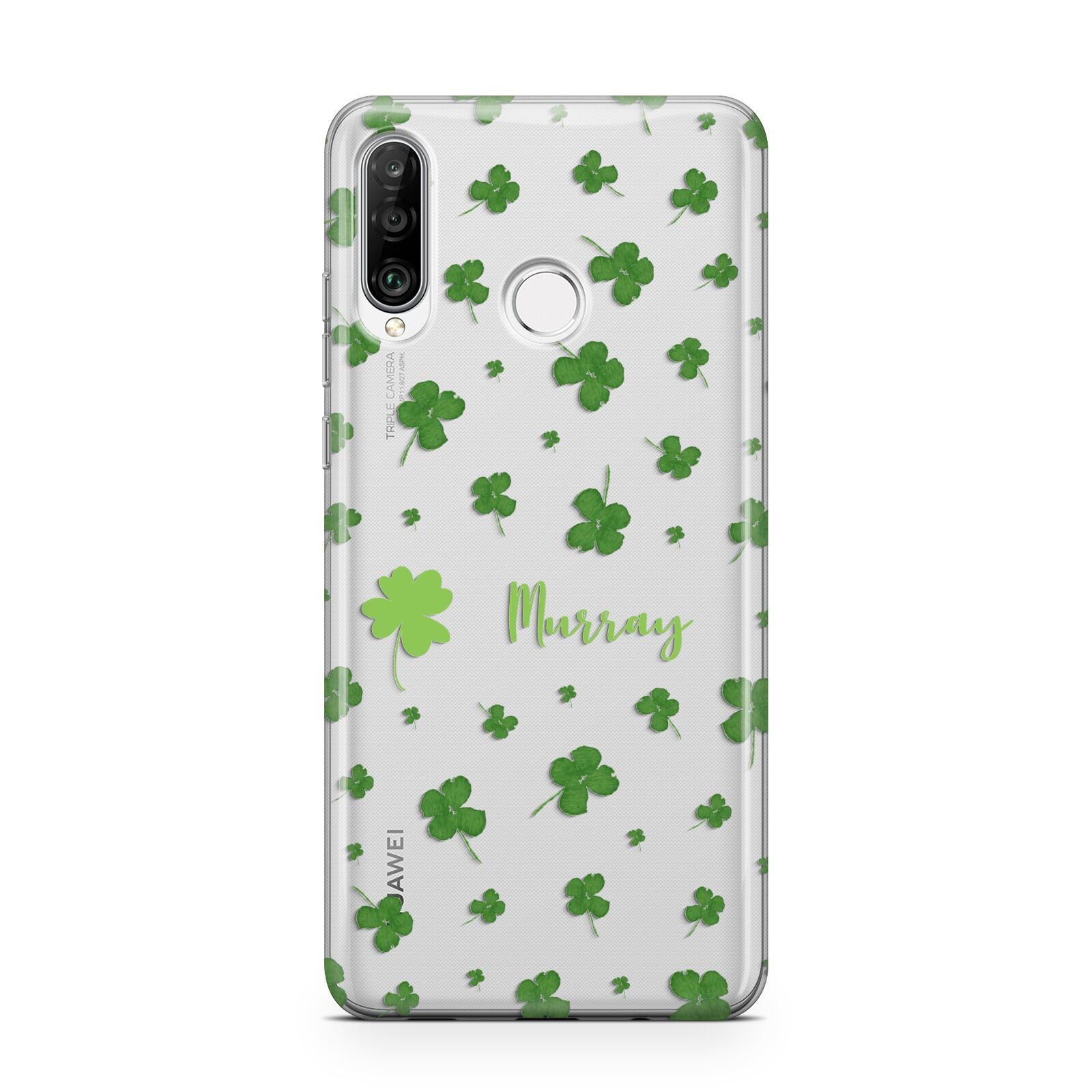 Personalised Shamrock Huawei P30 Lite Phone Case