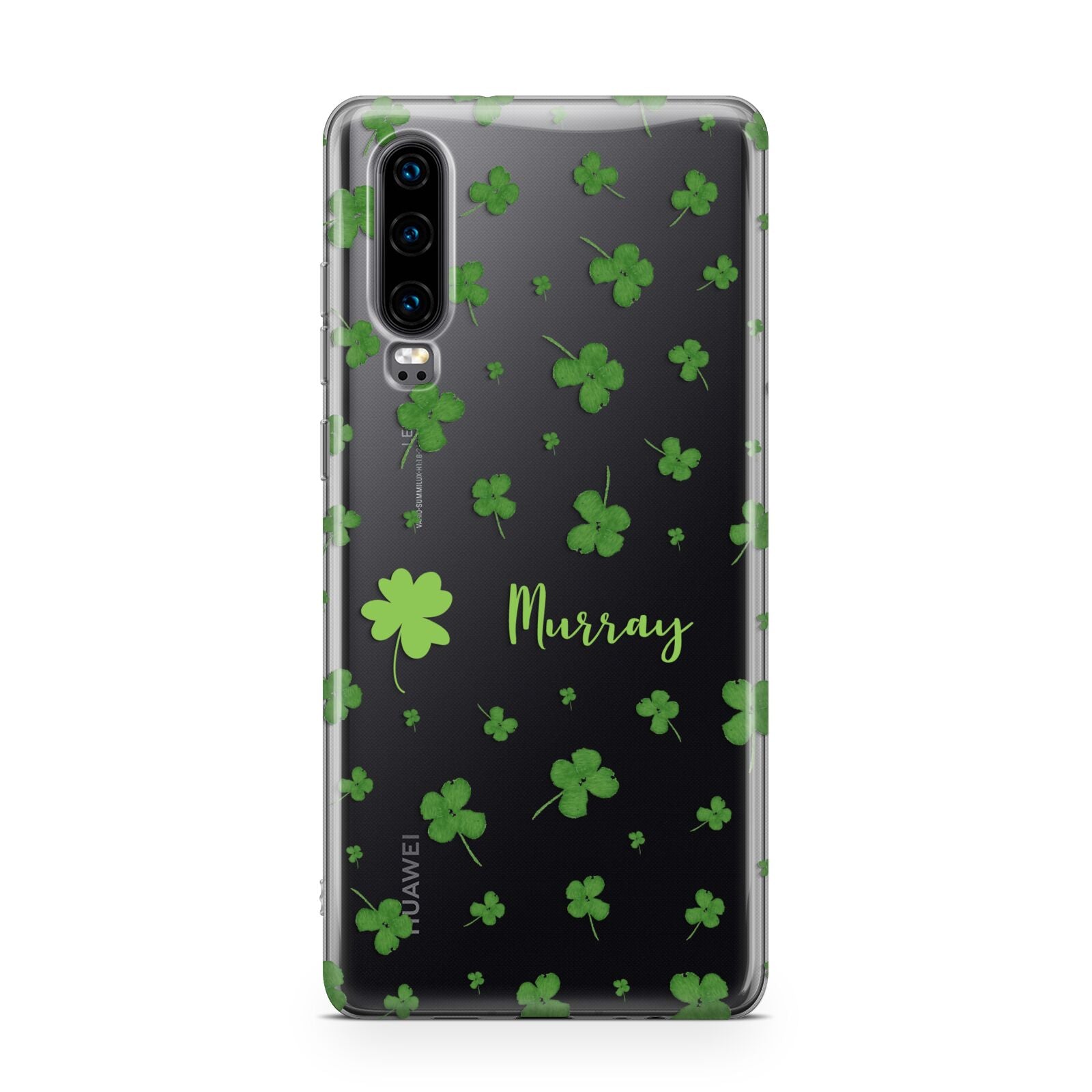 Personalised Shamrock Huawei P30 Phone Case