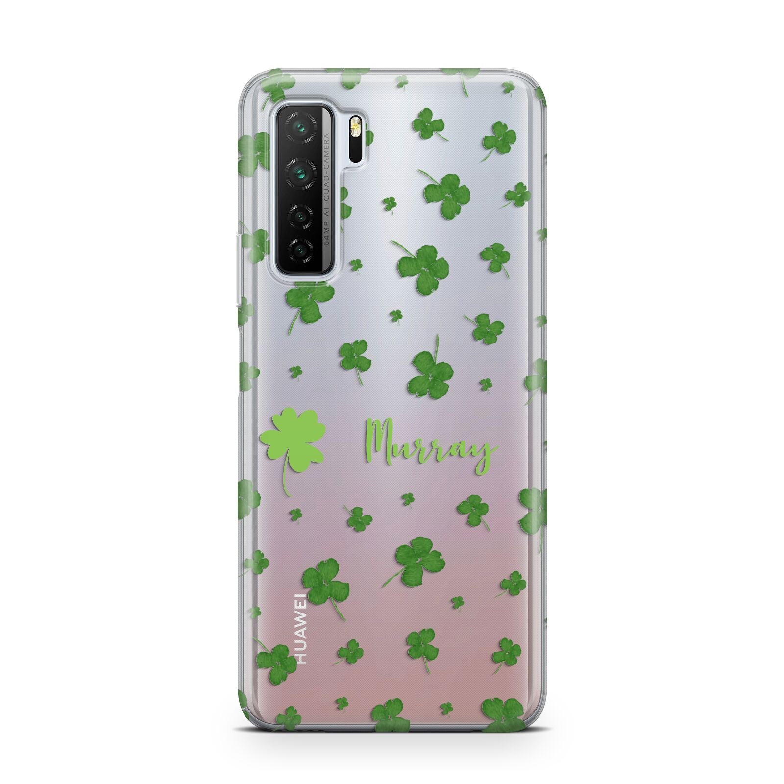 Personalised Shamrock Huawei P40 Lite 5G Phone Case