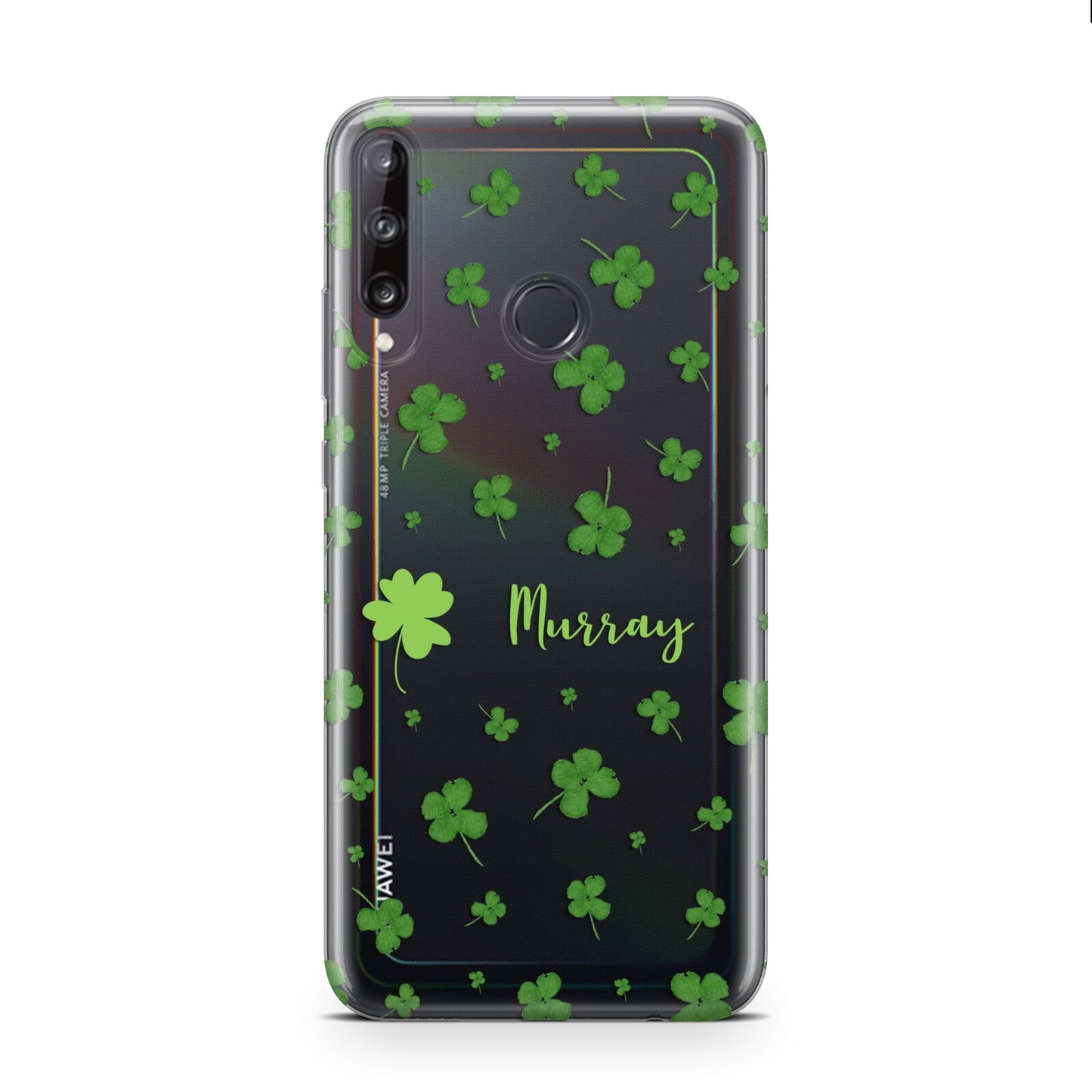 Personalised Shamrock Huawei P40 Lite E Phone Case