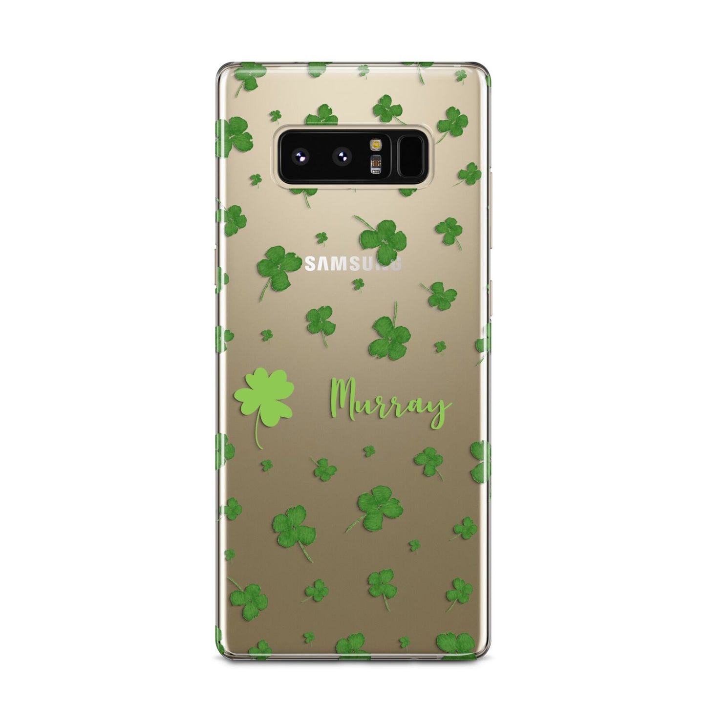 Personalised Shamrock Samsung Galaxy Note 8 Case