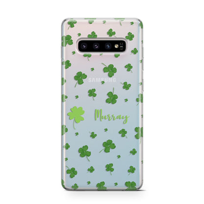 Personalised Shamrock Samsung Galaxy S10 Case