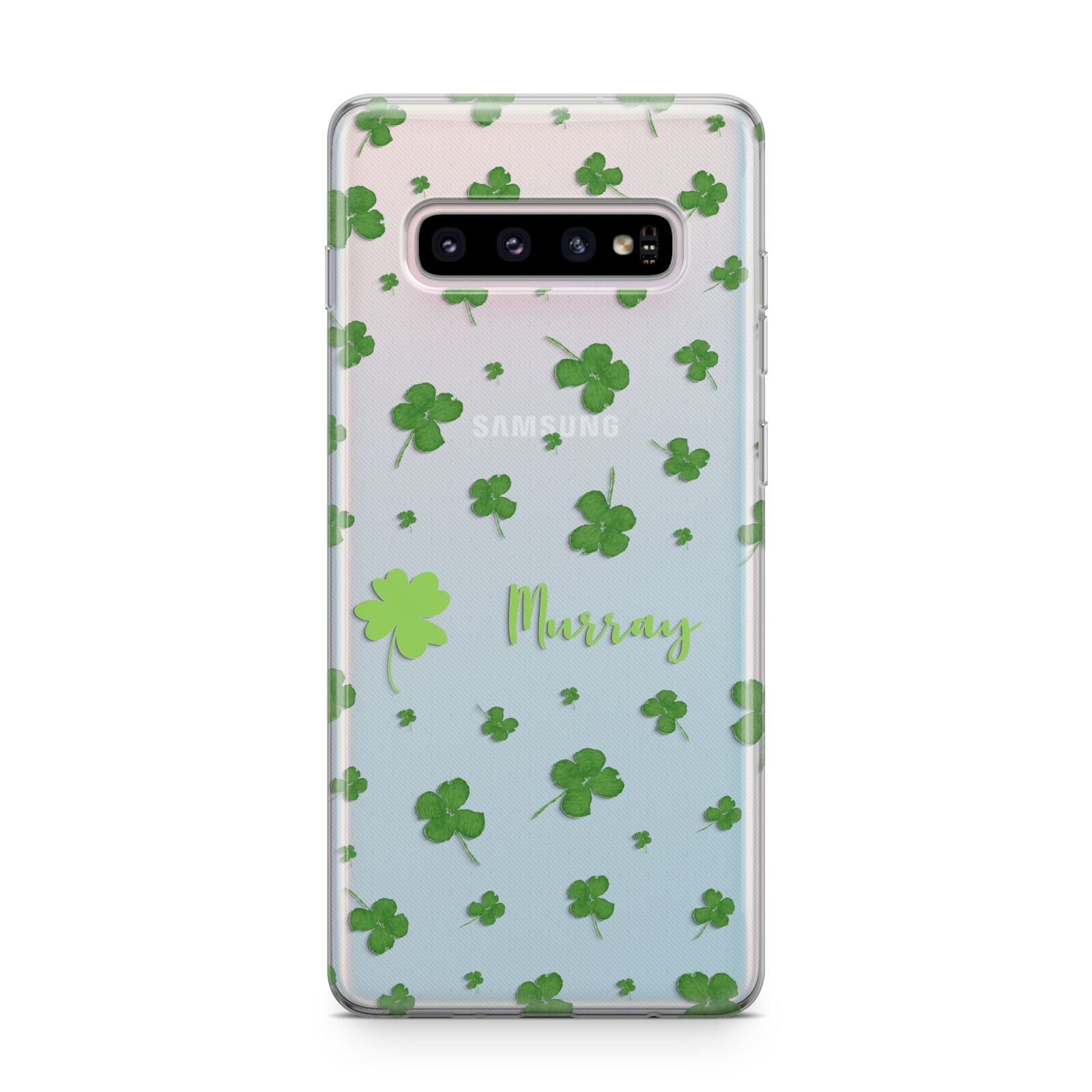 Personalised Shamrock Samsung Galaxy S10 Plus Case