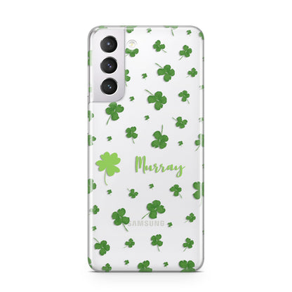 Personalised Shamrock Samsung S21 Case