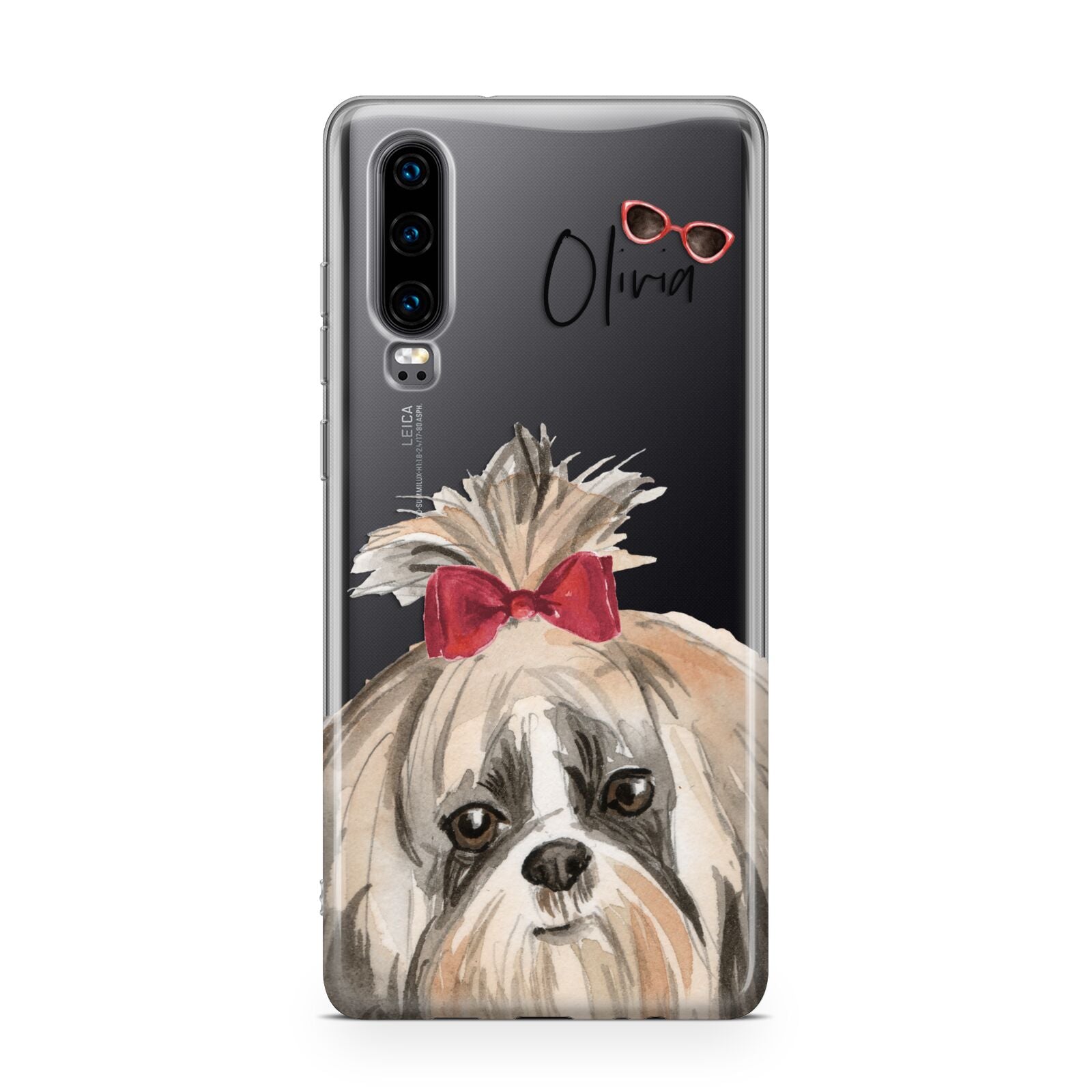 Personalised Shih Tzu Dog Huawei P30 Phone Case