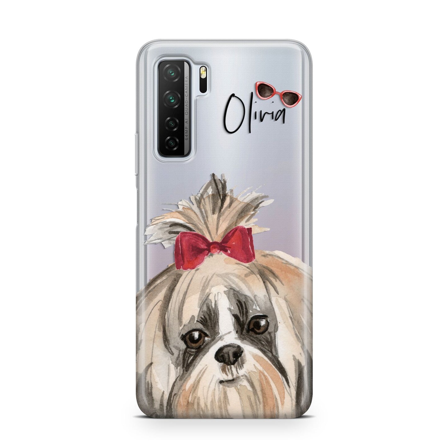 Personalised Shih Tzu Dog Huawei P40 Lite 5G Phone Case