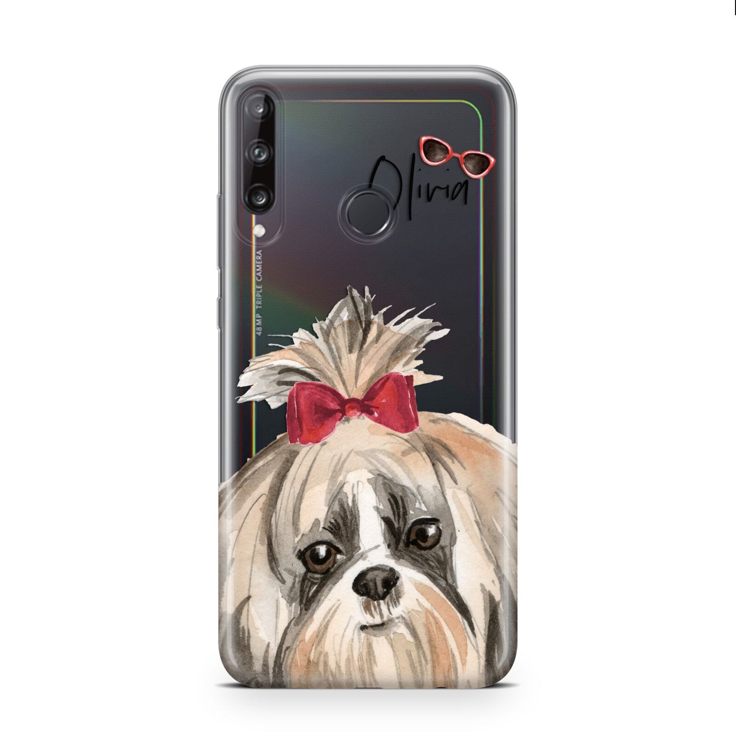 Personalised Shih Tzu Dog Huawei P40 Lite E Phone Case