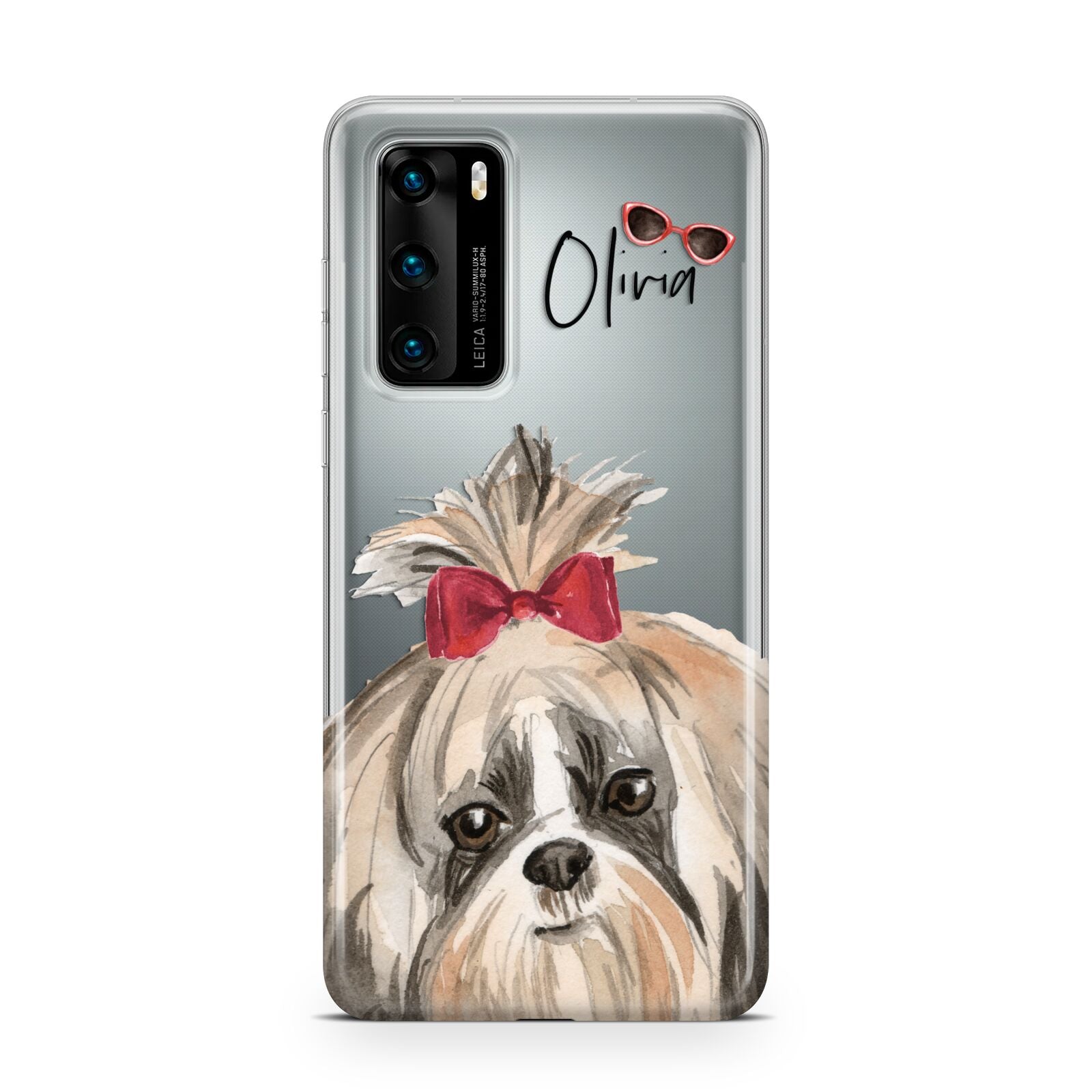 Personalised Shih Tzu Dog Huawei P40 Phone Case