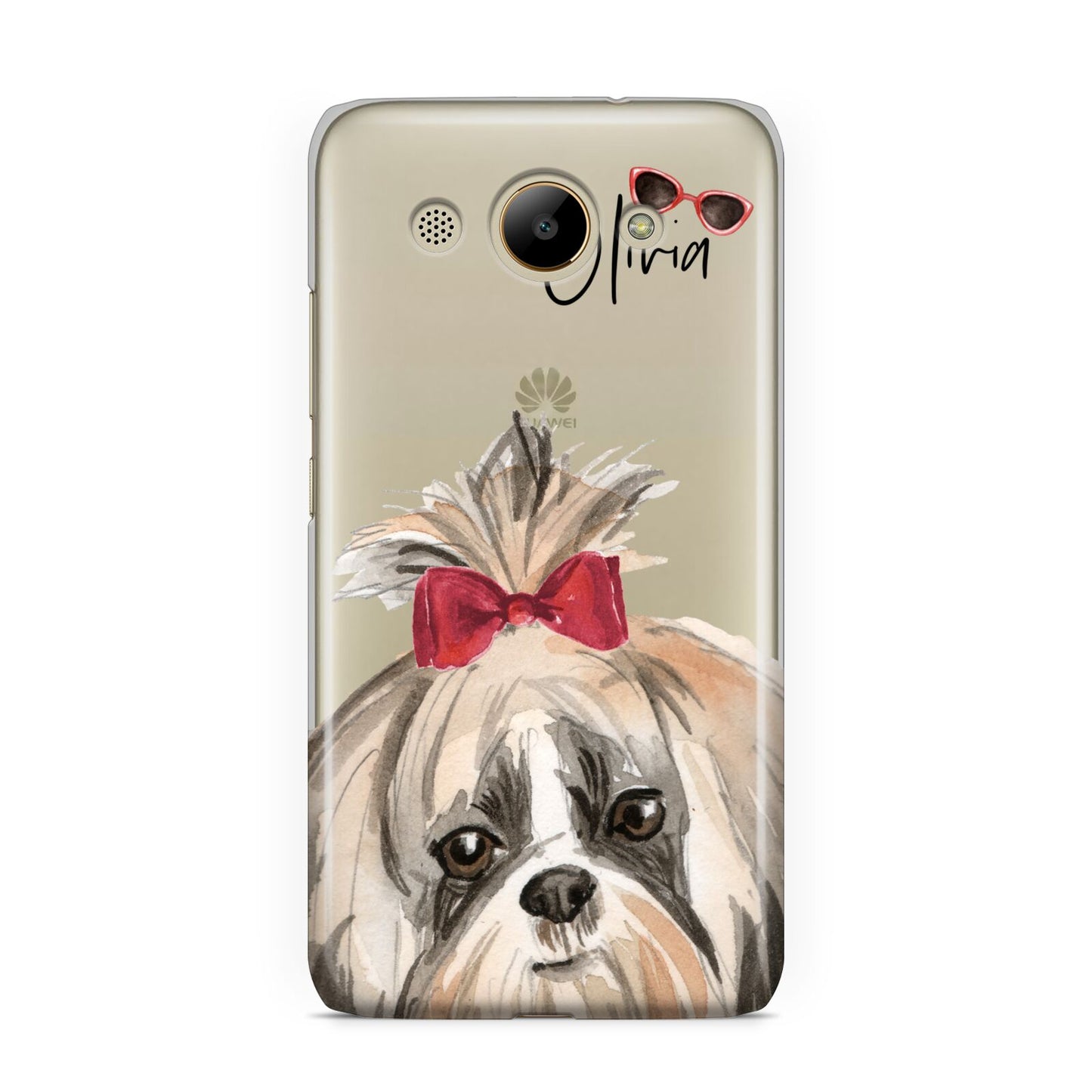 Personalised Shih Tzu Dog Huawei Y3 2017