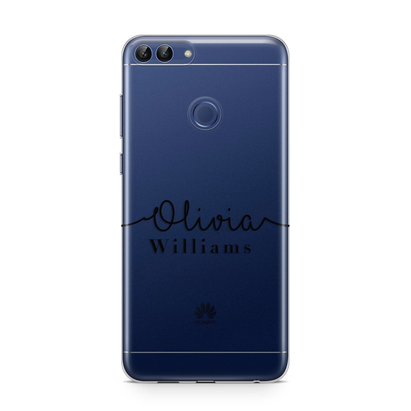 Personalised Signature Name Black Huawei P Smart Case