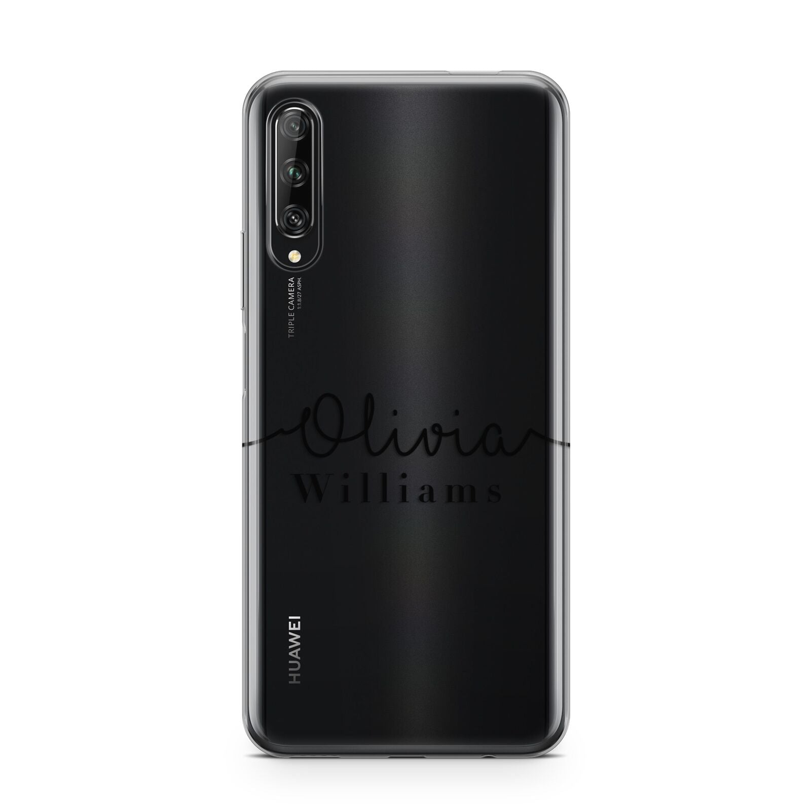 Personalised Signature Name Black Huawei P Smart Pro 2019