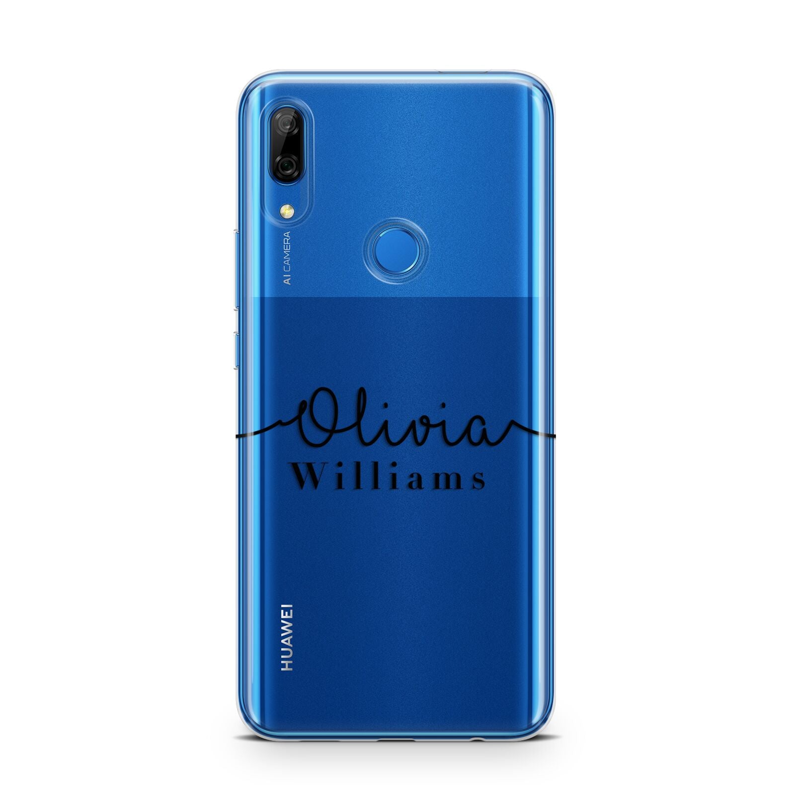 Personalised Signature Name Black Huawei P Smart Z