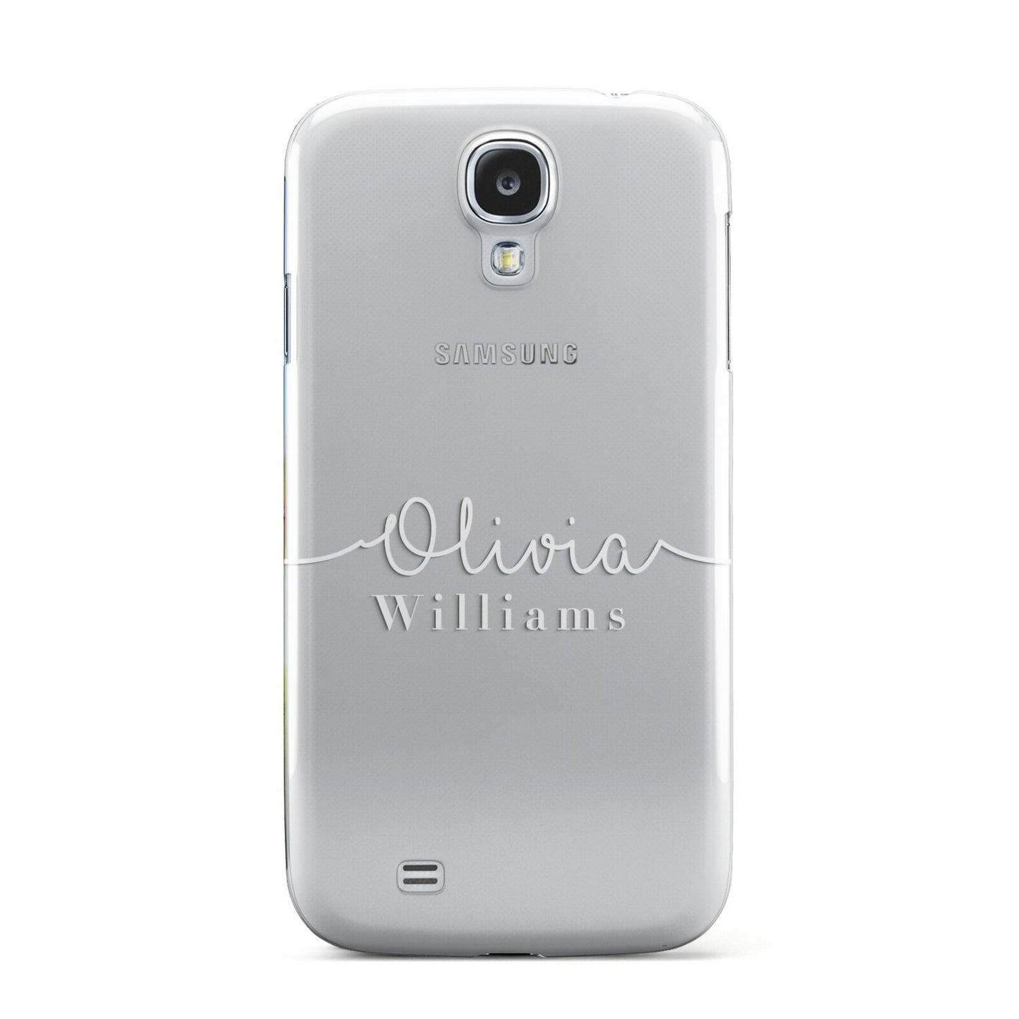 Personalised Signature Typography White Samsung Galaxy S4 Case