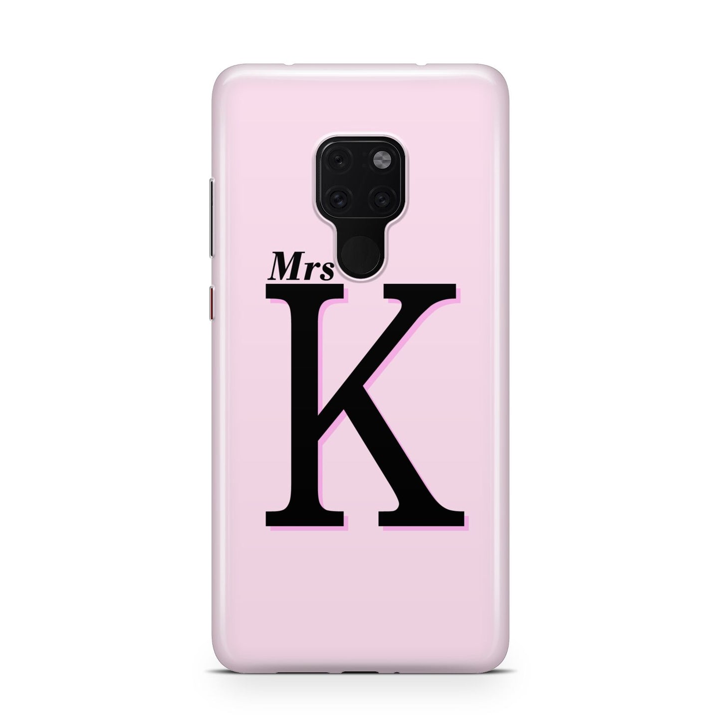 Personalised Single Initial Huawei Mate 20 Phone Case