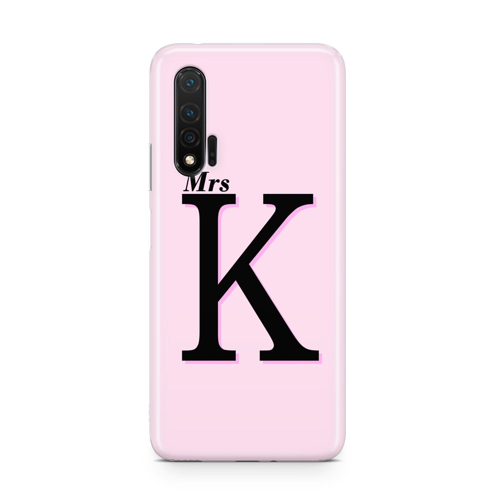 Personalised Single Initial Huawei Nova 6 Phone Case