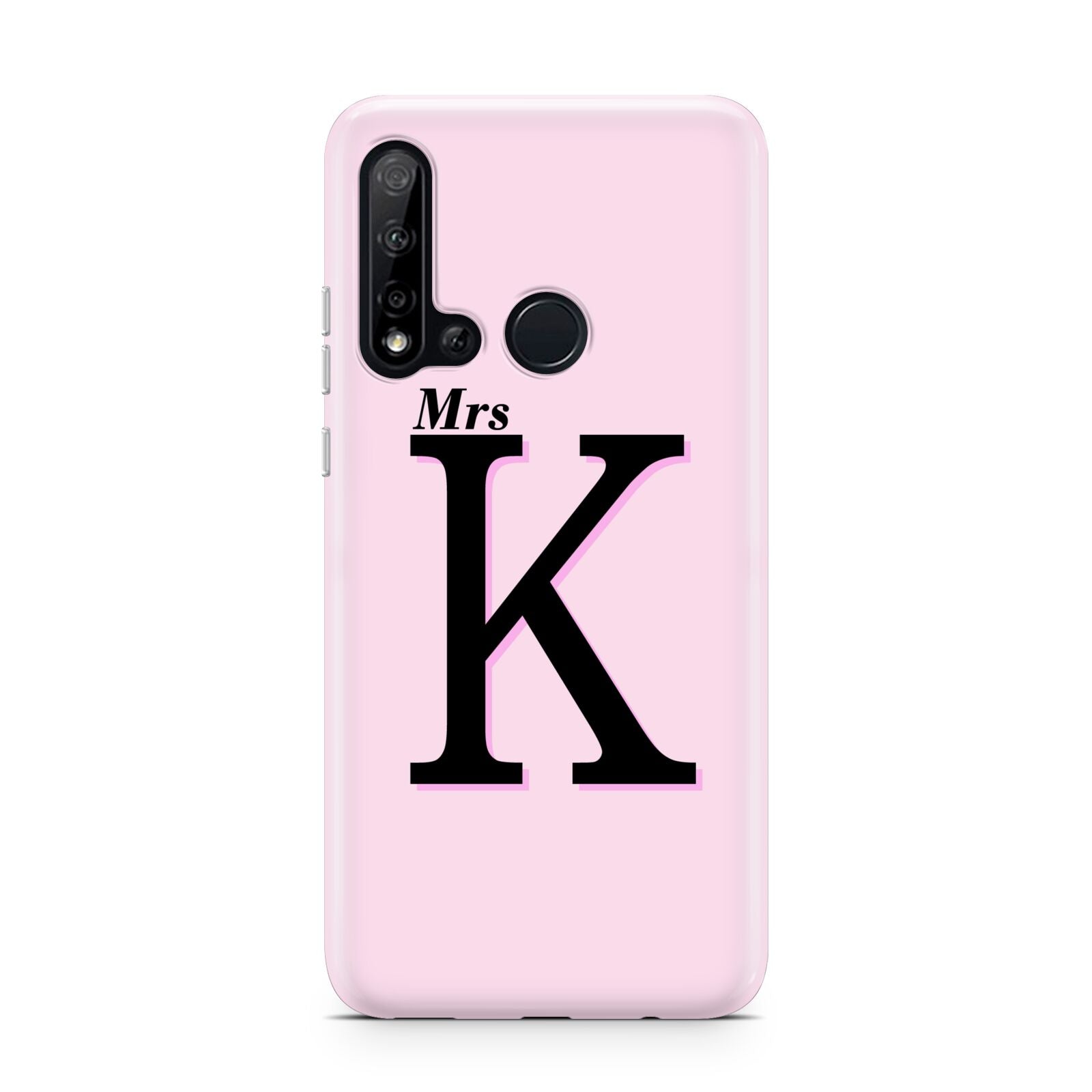 Personalised Single Initial Huawei P20 Lite 5G Phone Case