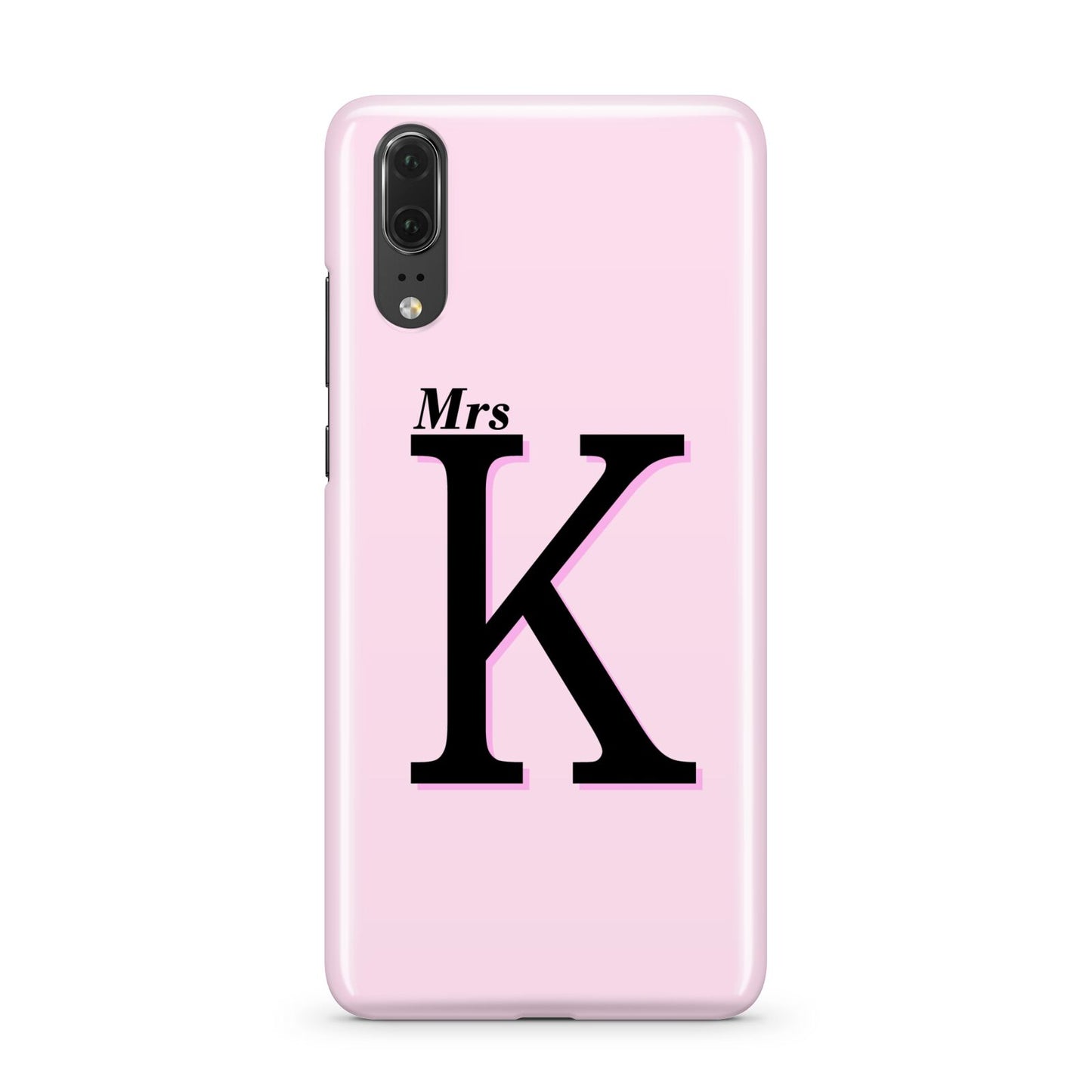 Personalised Single Initial Huawei P20 Phone Case