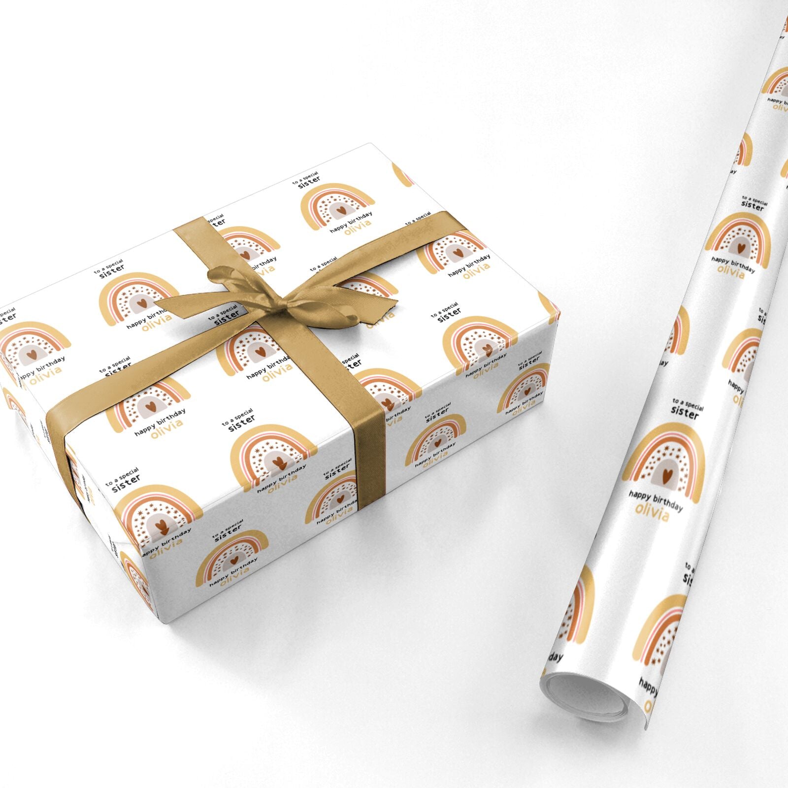 Personalised Sister s Birthday Personalised Wrapping Paper