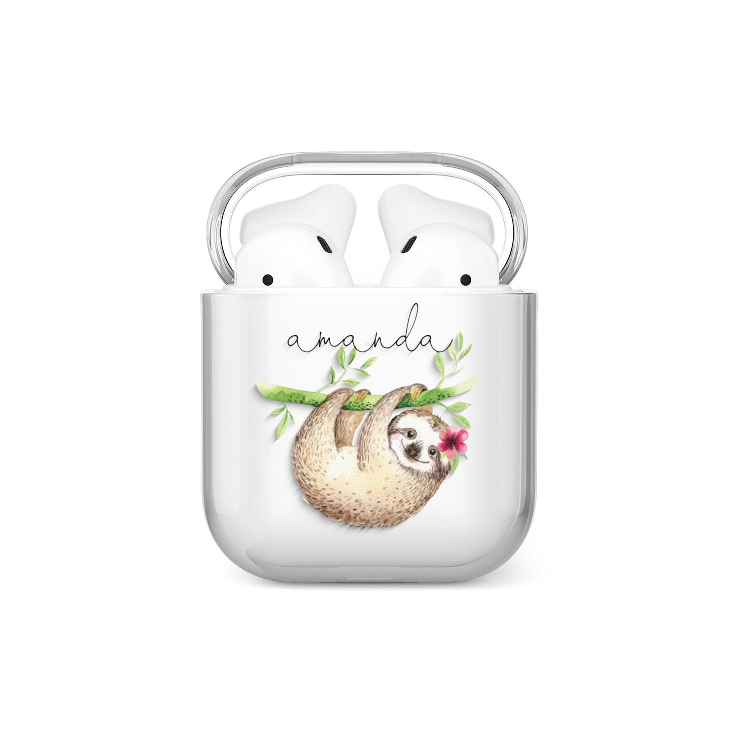 Personalised Sloth AirPods Case