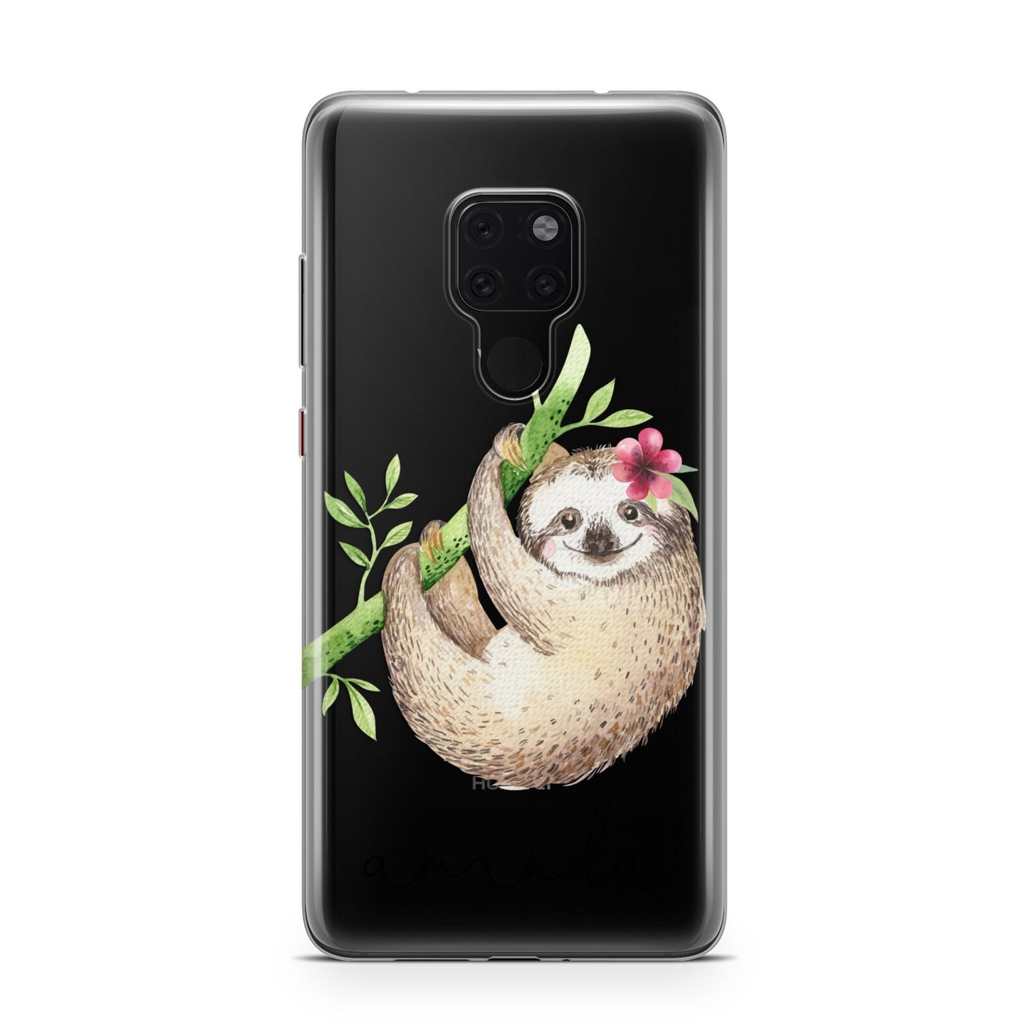 Personalised Sloth Huawei Mate 20 Phone Case