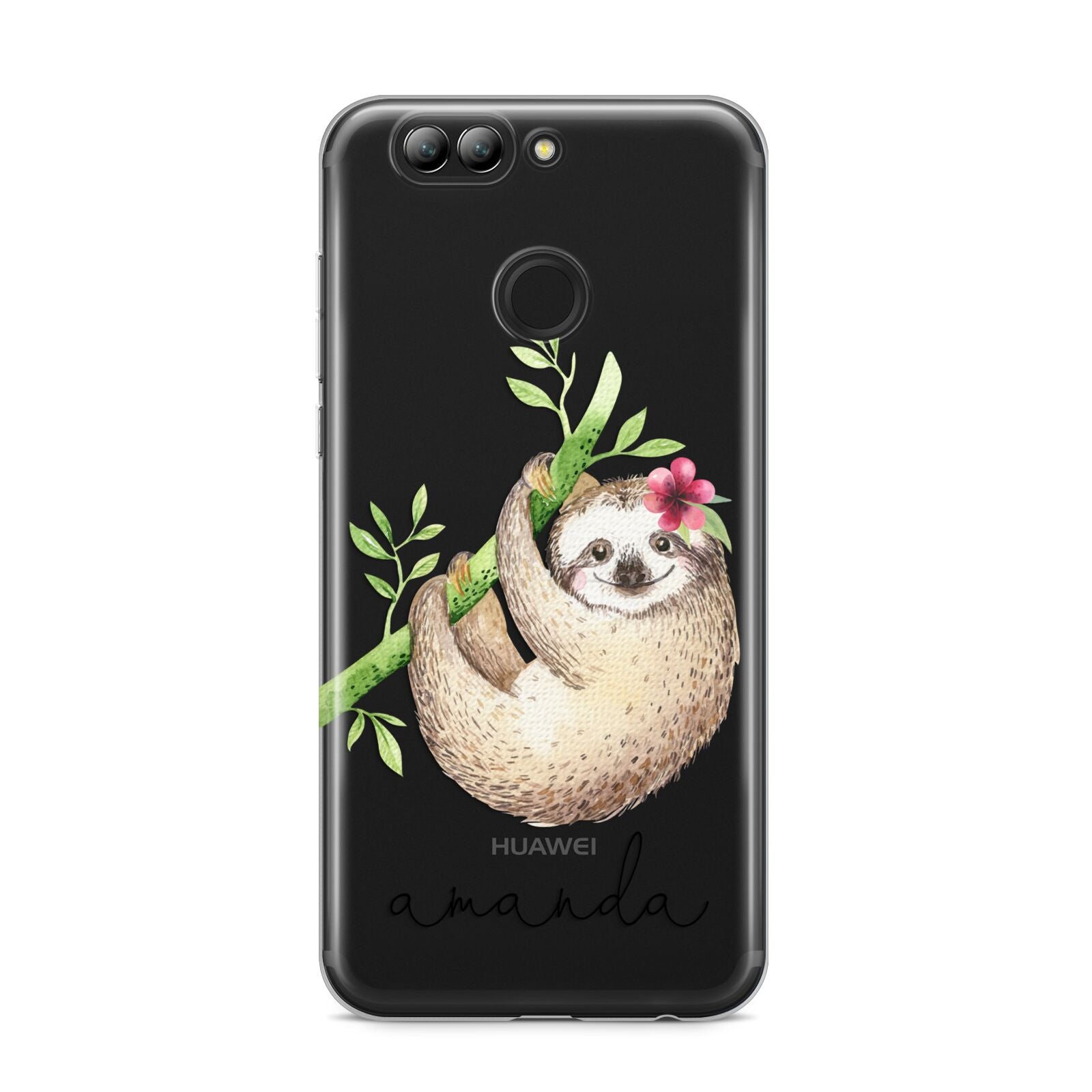 Personalised Sloth Huawei Nova 2s Phone Case